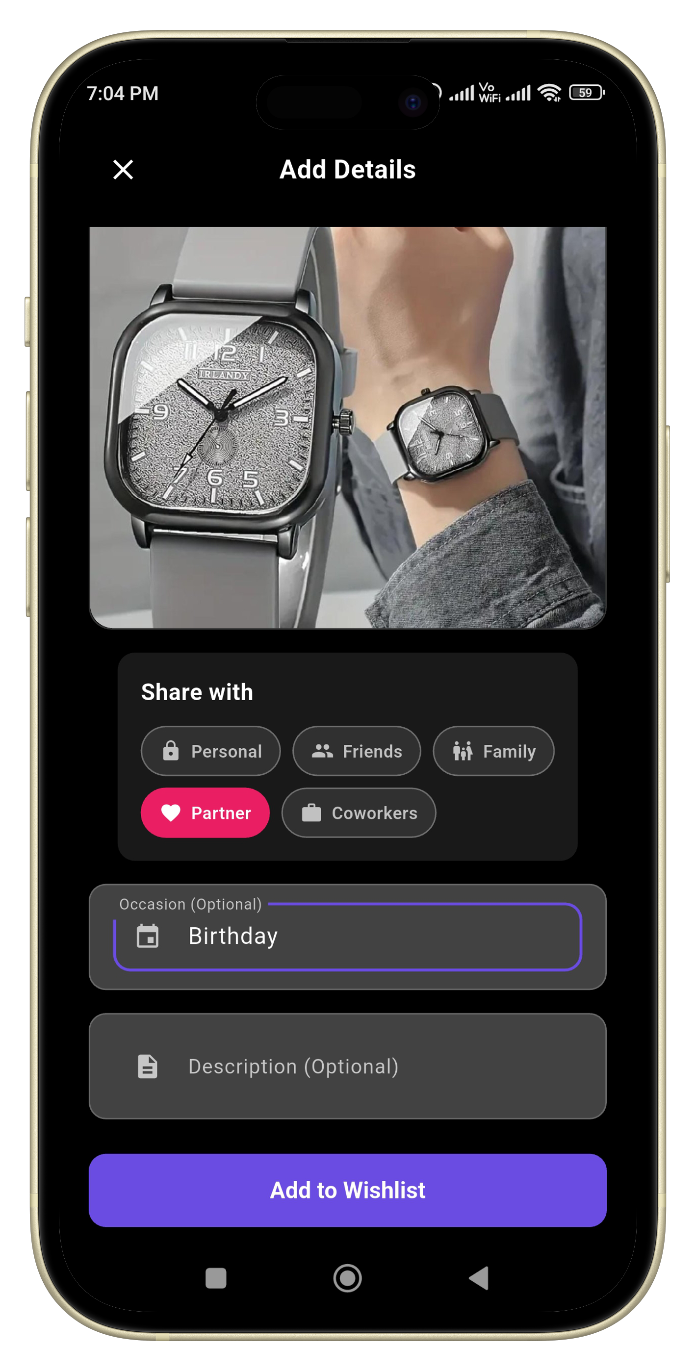Camera Interface - Capture Your Wishes